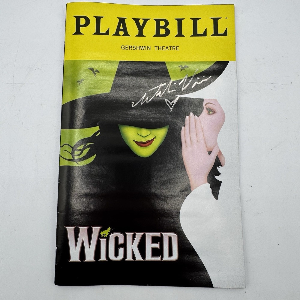 Playbill Wicked Gershwin Theatre January 2025 Broadway Autograph Natalia Vivino